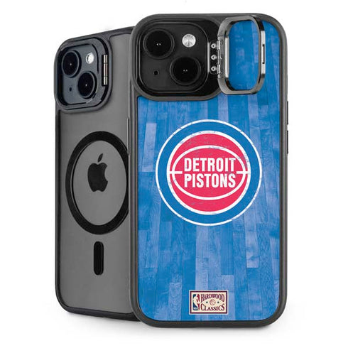 NBA Detroit Pistons Hardwood Classics iPhone 15 Kickstand Case